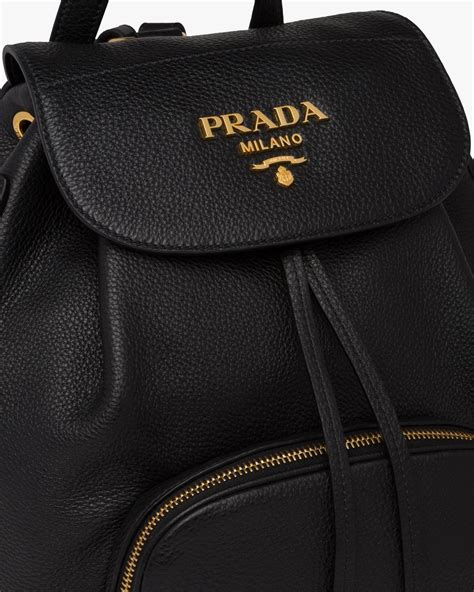 prada pavlic|prada leather backpack.